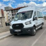 Öğrencilerin Kazan öğrenci servisi aracı içinde seyahat ederken görüntüsü.